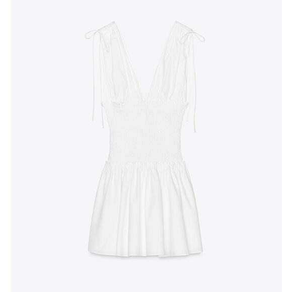 RARE!!! ZARA V-Neck Dress with Ties NWT - Picture 15 of 16